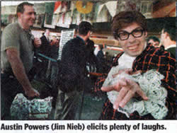 Jim as Austin Powers