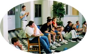 Jim teaching